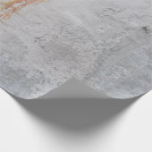 Grijze betonwand cadeaupapier (Hoek)