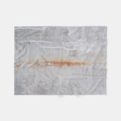 Grijze betonwand fleece deken (Voorkant (Horizontaal))