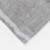 Grijze betonwand fleece deken (Hoek)