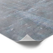 Grijze betonwand poster (Hoek)