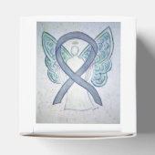 Grijze bewustwording Ribbon Angel Party for Box Bedankdoosjes (Bovenkant)