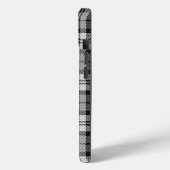 Grijze Blackwatch Tartan Plaid Design Case-Mate iPhone Case (Achterkant / Links)