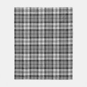 Grijze Blackwatch Tartan Plaid Design Fleece Deken (Voorkant)