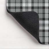 Grijze Blackwatch Tartan Plaid Design Muismat (Hoek)
