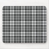 Grijze Blackwatch Tartan Plaid Design Muismat (Voorkant)