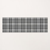 Grijze Blackwatch Tartan Plaid Design Yogamat (Achterkant (horizontaal))