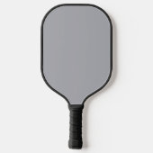 Grijze blauwe 3D-cirkels geometrisch, Naam monogra Pickleball Paddle (Achterkant)