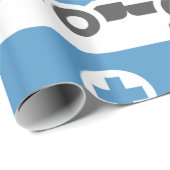 Grijze Blauwe Ambulance Cadeaupapier (Rol Hoek)