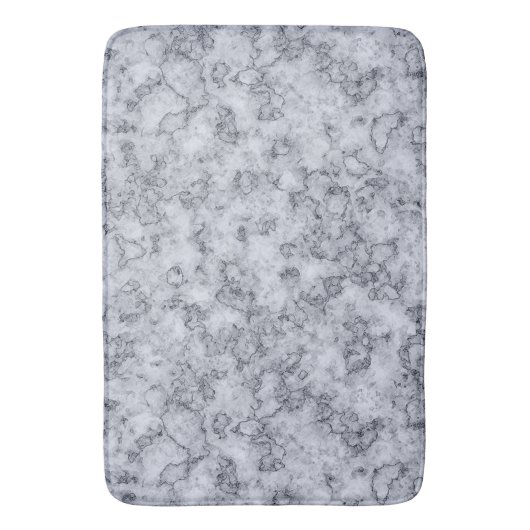 Grijze blauwe marmer badmat (Voorkant Verticaal)