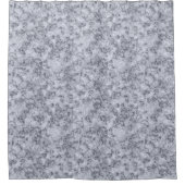 Grijze blauwe marmer douchegordijn (Voorkant)