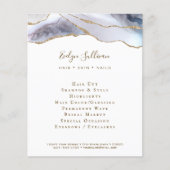 Grijze blauwe rog flyer (Voorkant)