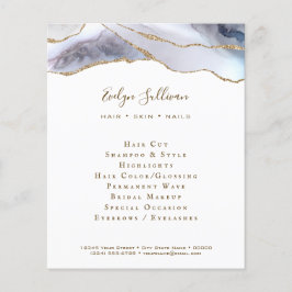 Grijze blauwe rog flyer