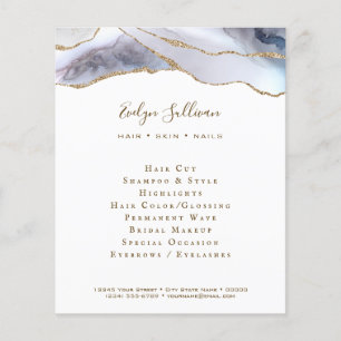 Grijze blauwe rog flyer