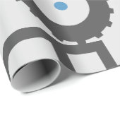 Grijze blauwe tractor cadeaupapier (Rol Hoek)