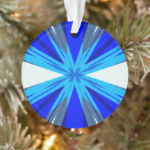 Grijze Blauwe Witte Winterkerstster Snowflake