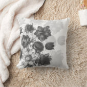 Grijze bloem Aangepaste Kussens (Deken)