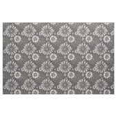 Grijze bloemstof stof (Yard (91,4 cm))
