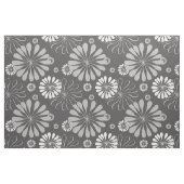 Grijze bloemstof stof (Fat Quarter)