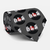 grijze BLS slaat tekst vaardigheidsHIP HOP Stropdas (Opgerold)