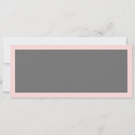 Grijze & Blush Roze Bovenste Tafel Plan Kaart (Achterkant)