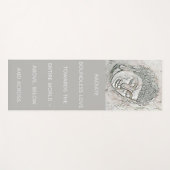 Grijze Boeddha Portret Radiate Boundless Love Yogamat (Voorkant (horizontaal))