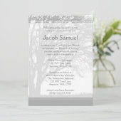 Grijze boom van de levensboog Mitzvah-uitvindingen Kaart (Staand voorkant)