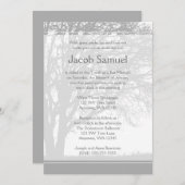 Grijze boom van de levensboog Mitzvah-uitvindingen Kaart (Voorkant / Achterkant)