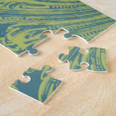 Grijze boomgaard op Patroonachtergrond Legpuzzel (Zijkant)