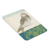 Grijze boomgaard op Patroonachtergrond Magneet (Rechterzijde)