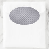 Grijze Bord Ovale Sticker (Tas)