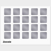 Grijze Bord Vierkante Sticker (Vel)