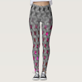 Grijze borden of rechthoekige vormen met afbeeldin leggings