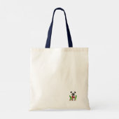 Grijze bosbes tote bag (Achterkant)