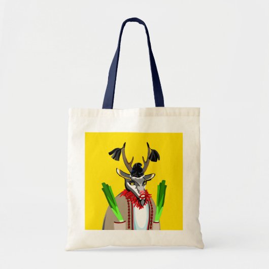 Grijze bosbes tote bag (Voorkant)