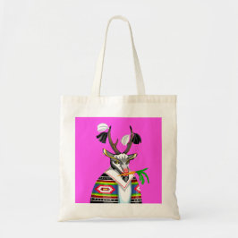 Grijze bospatrijs tote bag