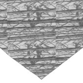 Grijze Bossen en Foxes Art Designer Home Goods Korte Tafelloper (Hoek)