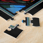 Grijze Boston Terrier-puzzel Legpuzzel (Zijkant)