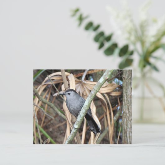 Grijze Briefkaart (Staand voorkant)