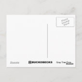 Grijze Briefkaart van de boomkikker. (Achterkant)