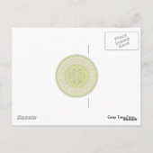 Grijze Briefkaart van de boomkikker. (Achterkant)