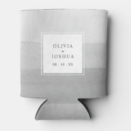 Grijze bruiloft blikjeskoeler