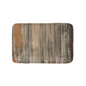 Grijze bruine abstracte acrylkunst badmat (Voorkant)