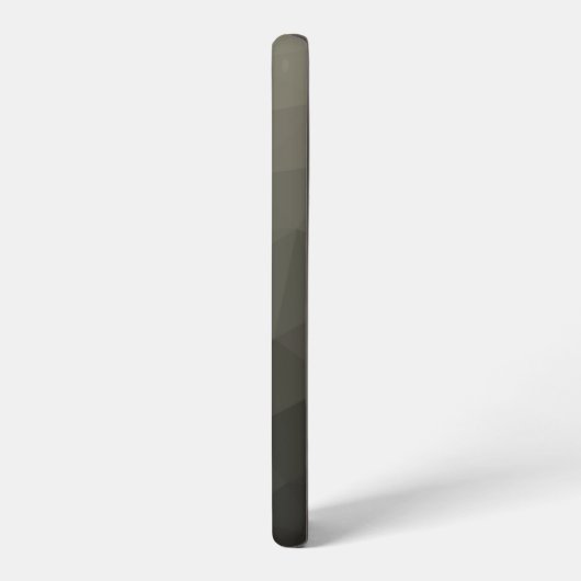 Grijze bruine legergradiënt geometrische maas samsung galaxy hoesje (Linkerkant)