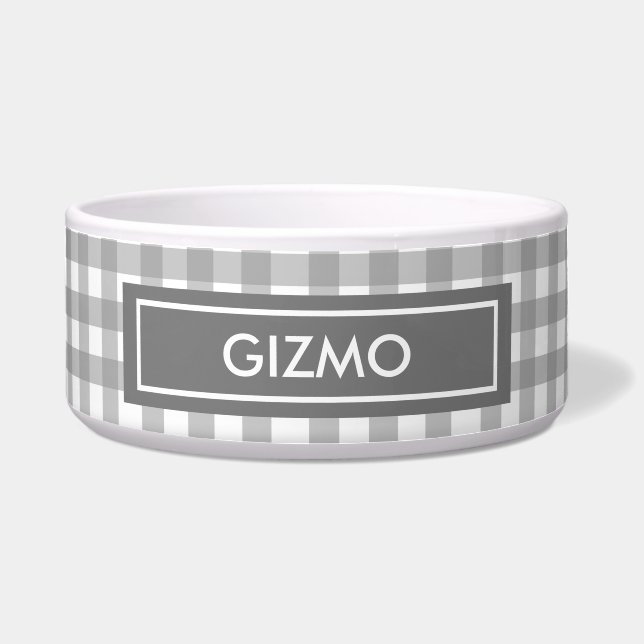 Grijze Buffalo controledosis Voerbakje (Voorkant)