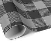 Grijze Buffalo met kerstcadeau Cadeaupapier (Rol Hoek)