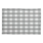 Grijze buffel Boerderij Koe Pillow Hoesje Kussensloop (Achterkant)