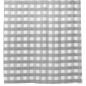 Grijze buffelplaat douchegordijn (Voorkant)