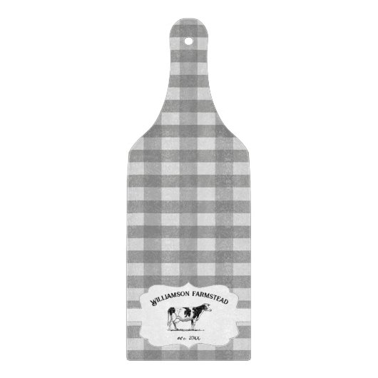 Grijze buffelzone Koe Boerderij snijpunt Snijplank (Voorkant)