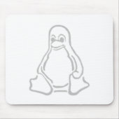 Grijze buis muismat (Voorkant)