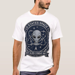 Grijze Buitenaardse Gevechtseenheid T-shirt